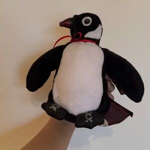 Penguin Books mascot stuffed toy, penguins birds plush animals animal vampire